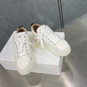 Vintage lace little white shoes chloe